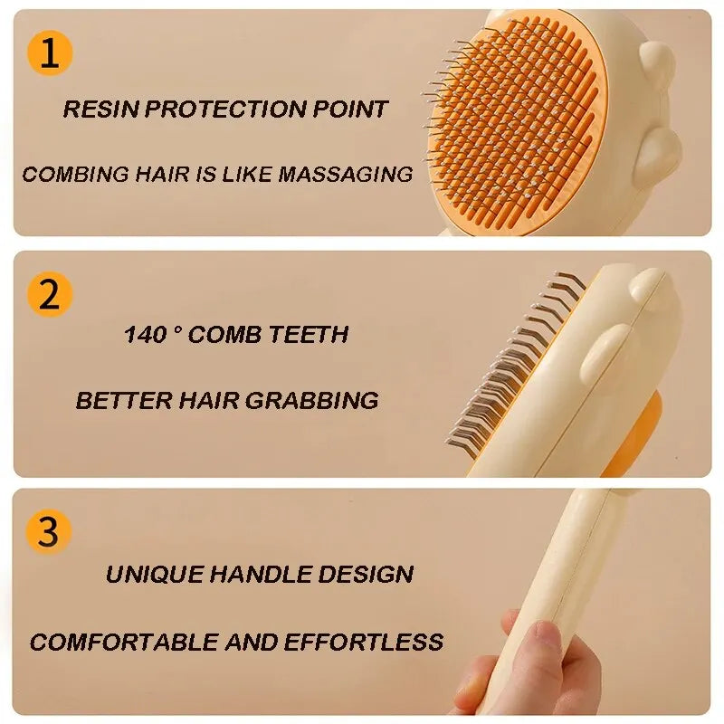 PET FLOATING HAIR MASSAGE COMB.