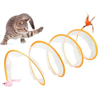 Thumbnail for SELF-PLAY CAT HUNTING SPIRAL TUNNEL TOY.