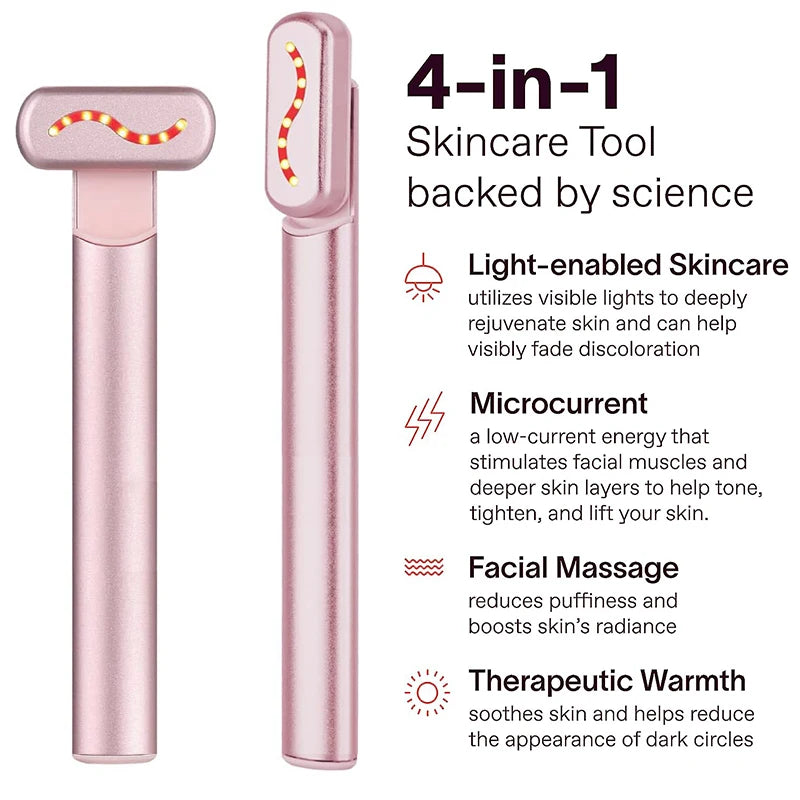 Red Light Therapy Skincare Wand.