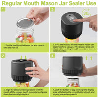 Thumbnail for Electric Mason Jar Vacuum.