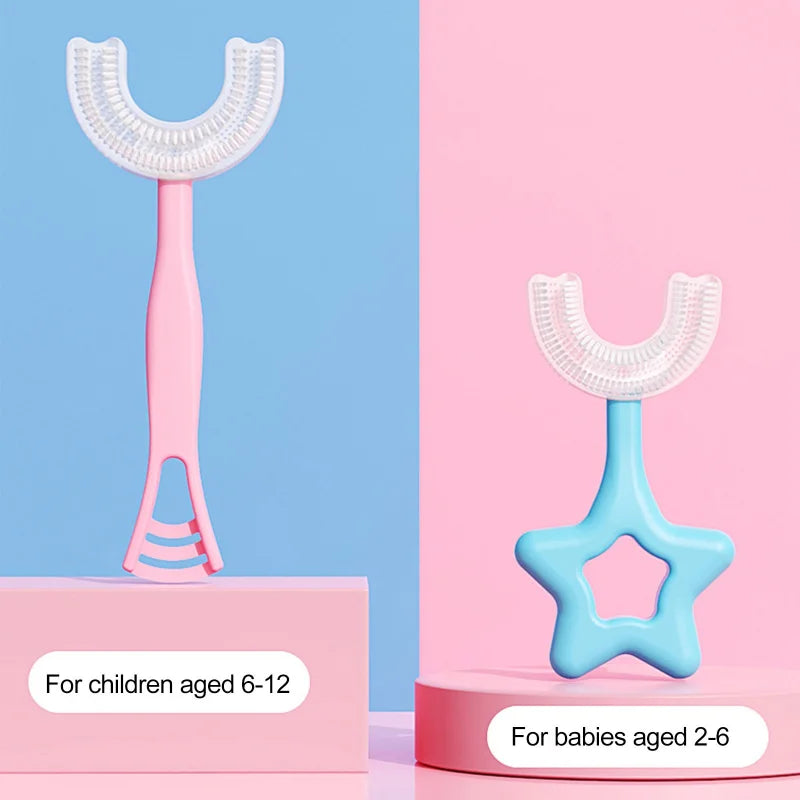 Kids U-Shaped Toothbrush.