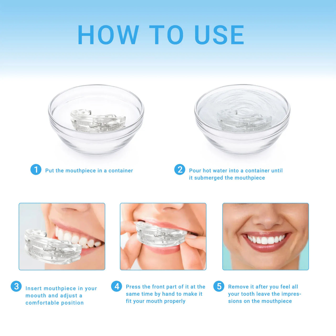 Anti Snoring Bruxism Mouth Guard.