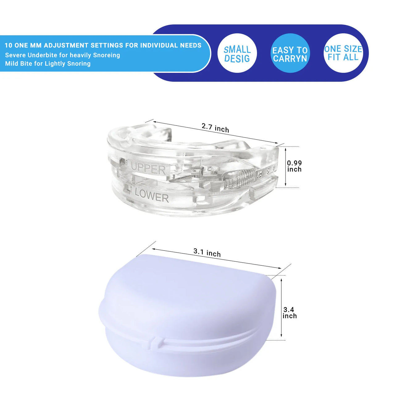 Anti Snoring Bruxism Mouth Guard.