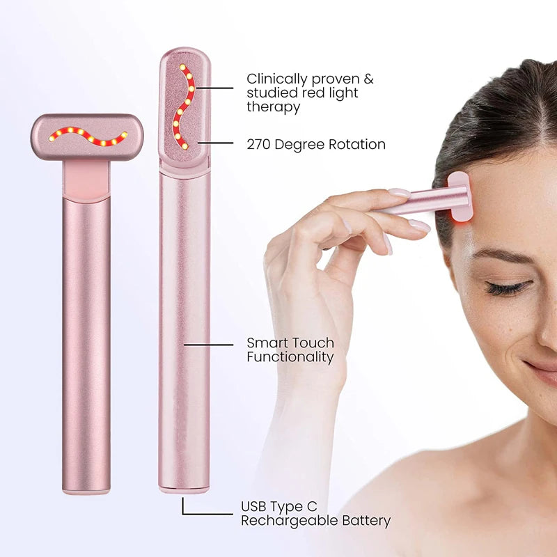 Red Light Therapy Skincare Wand.