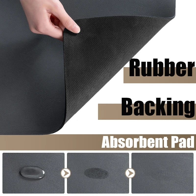 Absorbent Draining Mat.